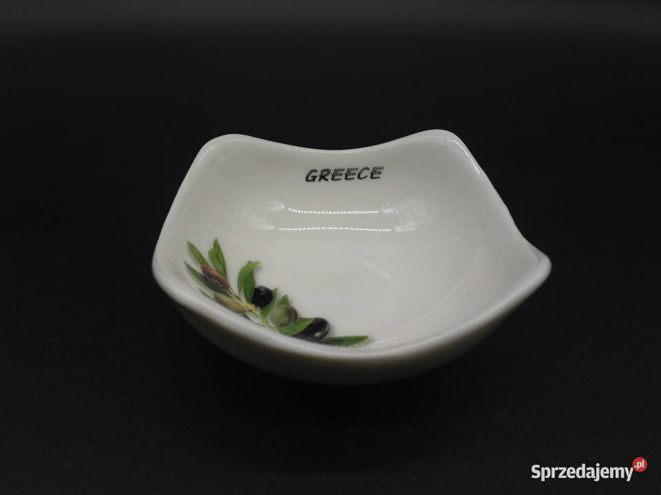Miseczka na przekąski z motywem gałązki oliwnej Porcelana i szkło Raszków sprzedam
