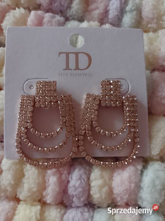 Ekskluzywne Bogato zdobione kolczyki z Londynu Kraków