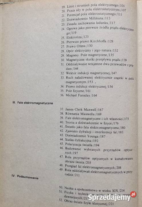 Fizyka II Białkowski g Kaczorowska A Oświęcim sprzedam