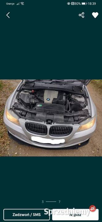 BMW E90 na części zderzak wnętrze alufelgi drzwi
