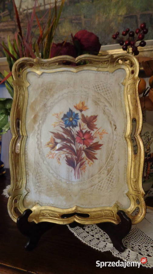 Taca malowana w kwiaty Italy Mielnica Duża