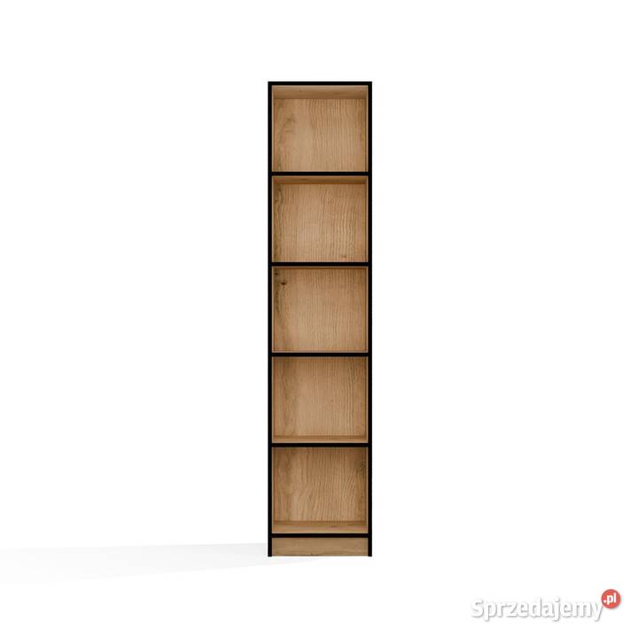 Regał R40 Dąb Artisan Czarny
