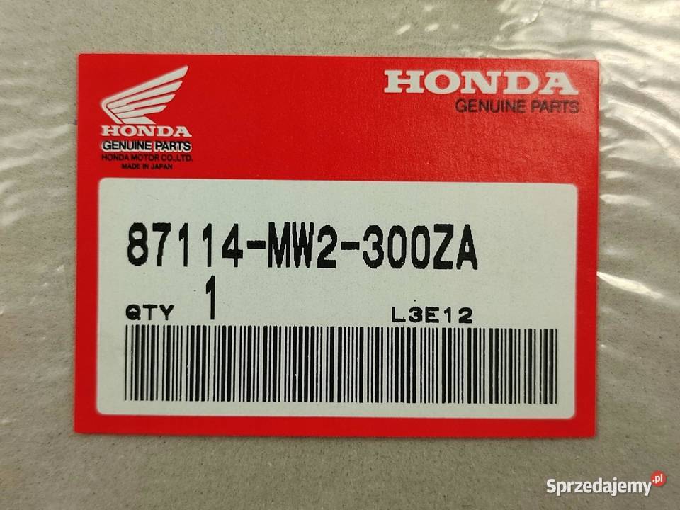 NAKLEJKA DOMINATOR L BOCZEK HONDA NX500