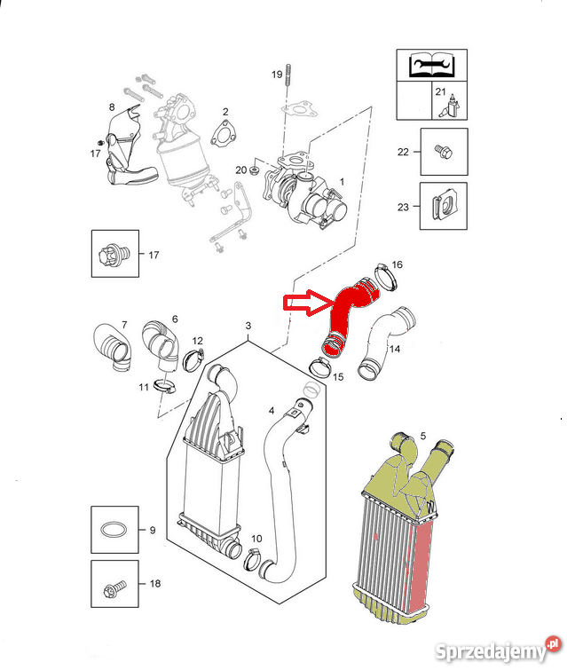 OPEL ASTRA 55355008 55354263 6302608 1302492 Bielsko-Biała