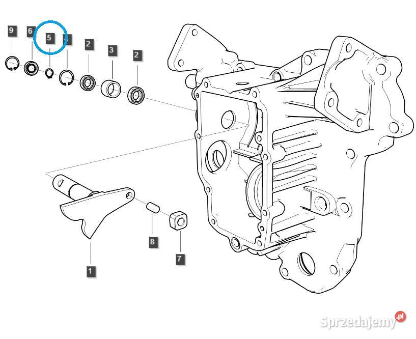 Pierścień segera 15 S810015001 LS Tractor Tajęcina