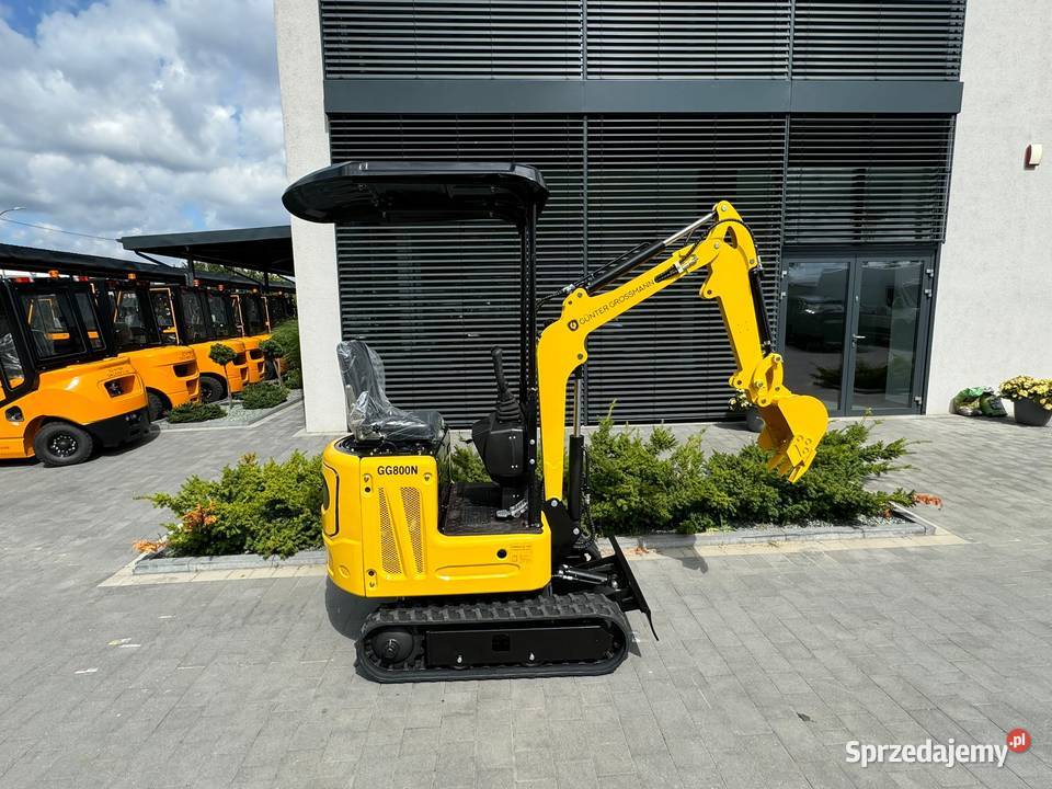 Mini koparka nowa GG800N Gunter Grossmann Rok produkcji 2024