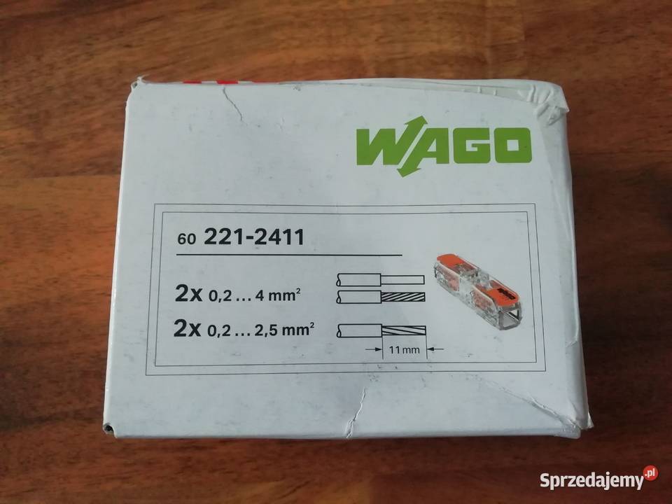 Szybkozłączki WAGO 2212411 paczka 60 Szybkozłączki Szybkozłączki Złotów sprzedam