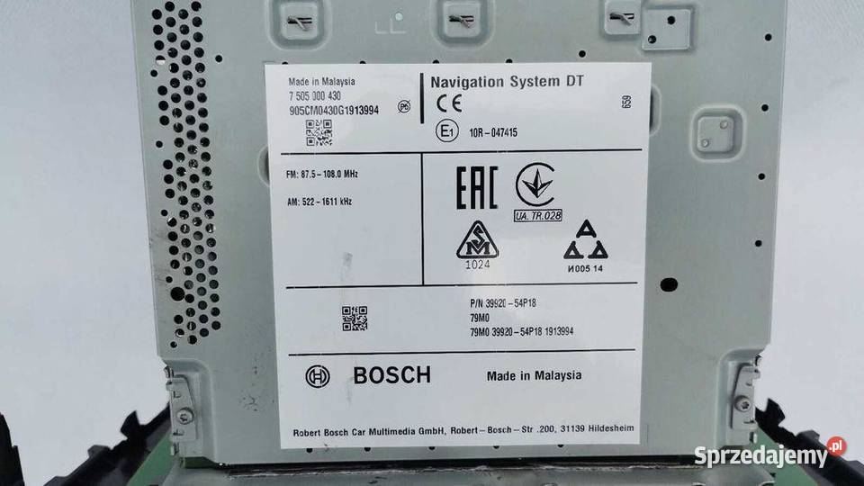 Radio Nawigacja GPS Navi Suzuki Vitara III LY sprzedam