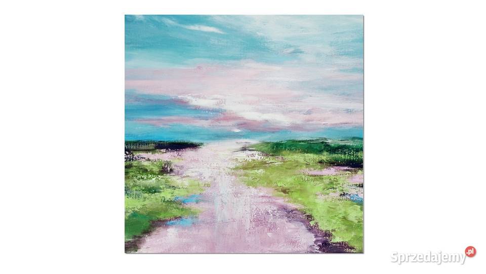Rozlewisko obraz pejzaż nowoczesny krajobraz Malbork