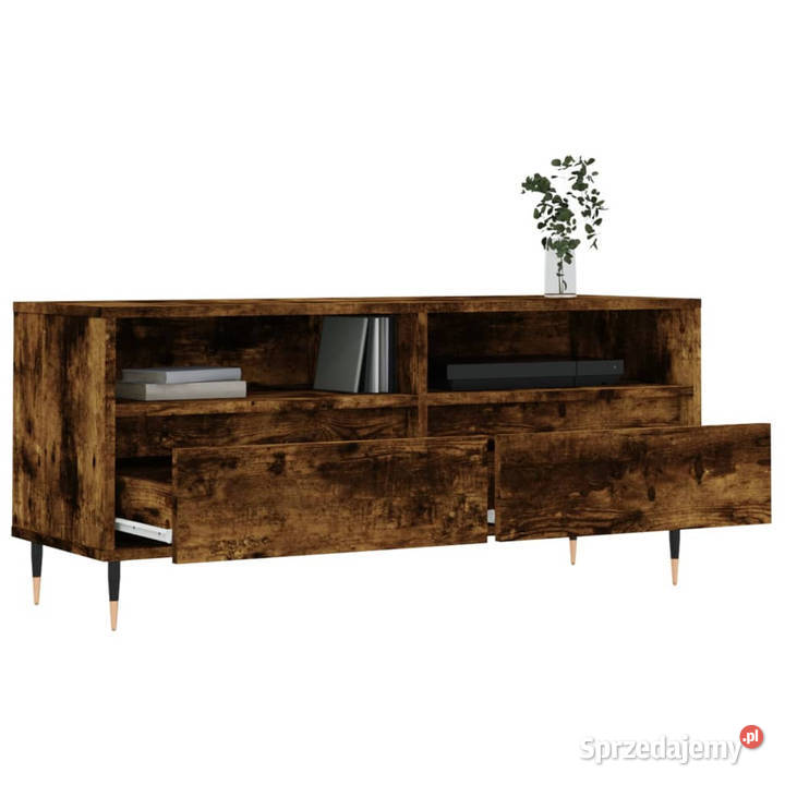 Szafka pod TV przydymiony dąb 100x345x445 RTV Warszawa sprzedam