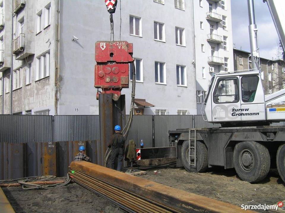 Używany wibromłot PVE 2316 VM do pracy na dźwigu mazowieckie Michałowice