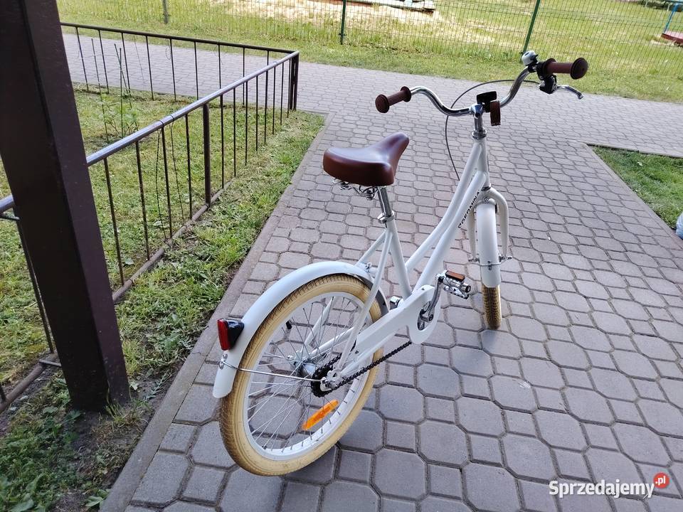 Rower dziewczynki GERMINA Vintage 20 Biały świętokrzyskie Busko-Zdrój