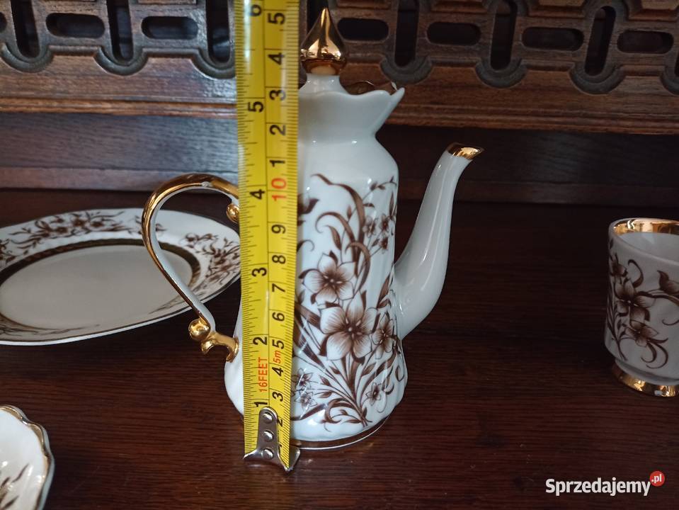 Serwis porcelana do kawy Korocteń Natasza Chełm
