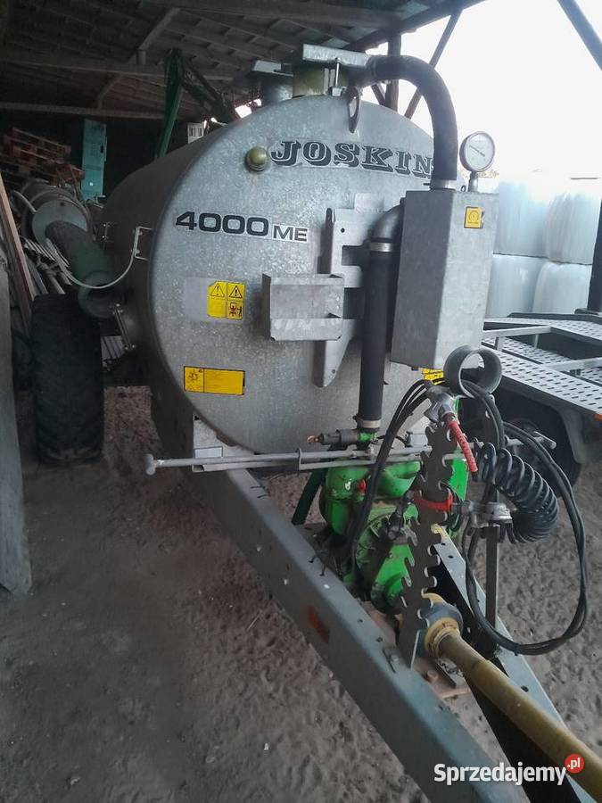 Beczkowóz JOSKIN modulo 4000l stan idealny nowy Joskin wielkopolskie Ostrów Wielkopolski sprzedam