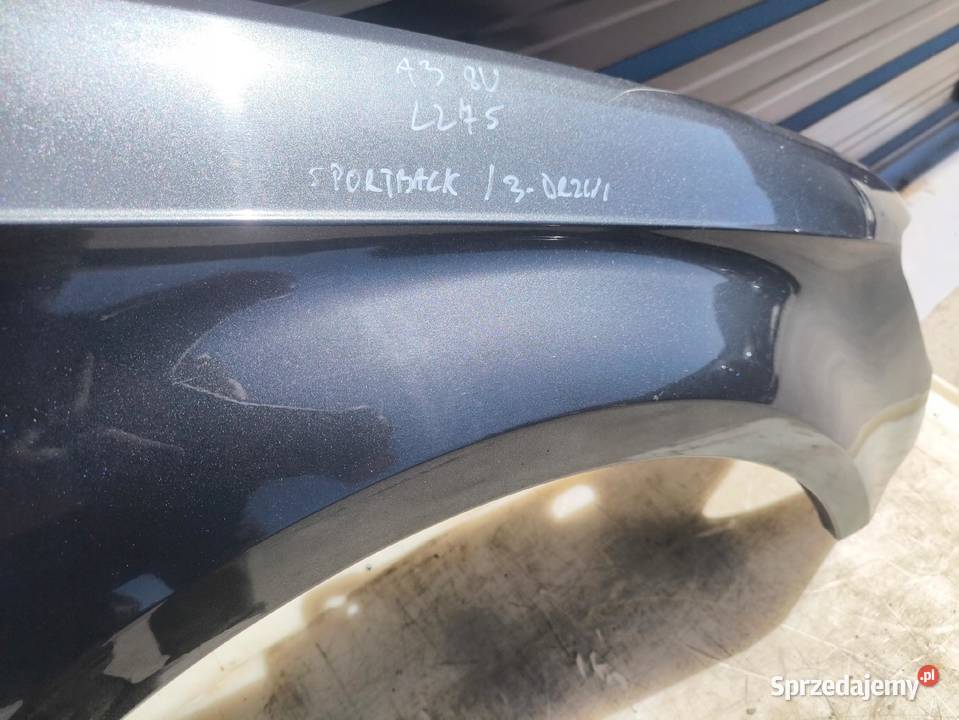 BŁOTNIK PRAWY PRZÓD AUDI A3 8V LZ7S 3DRZWI