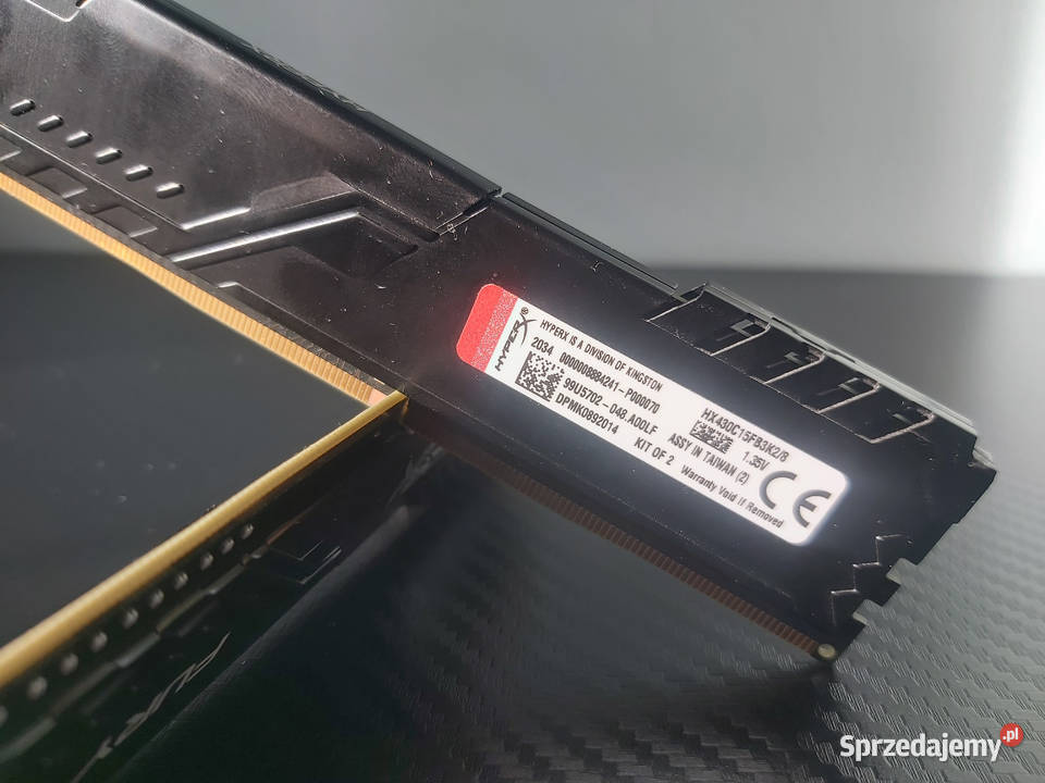 Pamięci RAM DDR4 HyperX FURY 3200MHz CL16 2x4Gb Kamienna Góra