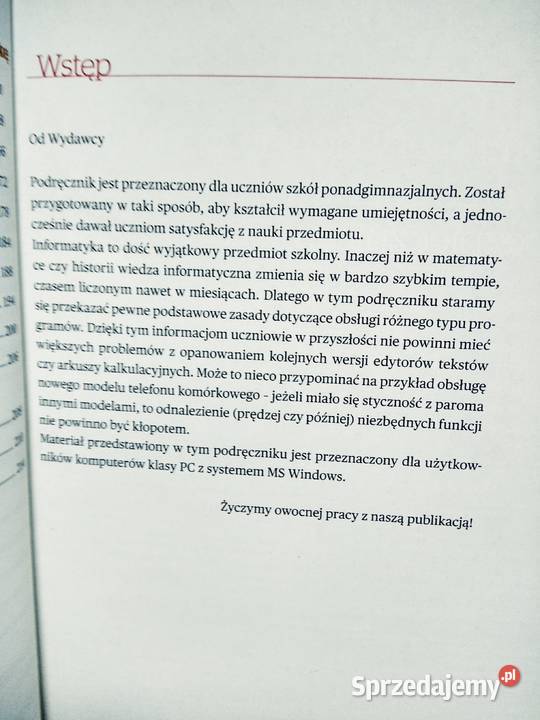 Ciekawi świata informatyka podstawowa Warszawa sprzedam