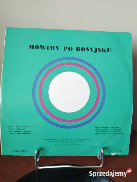 Płyta winylowa mówimy rosyjsku 1980 dolnośląskie Wałbrzych