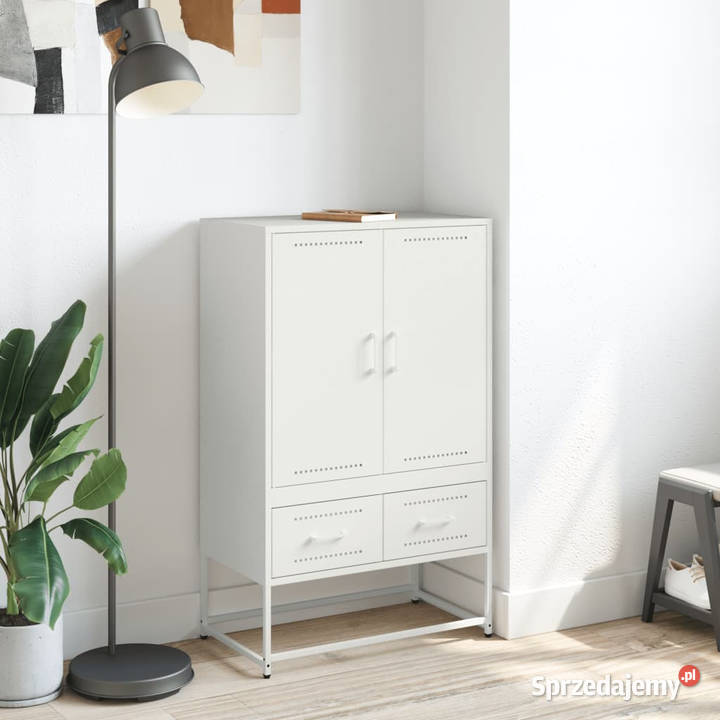 Szafka biała 68x39x1115 stalowa WM846613 Warszawa sprzedam