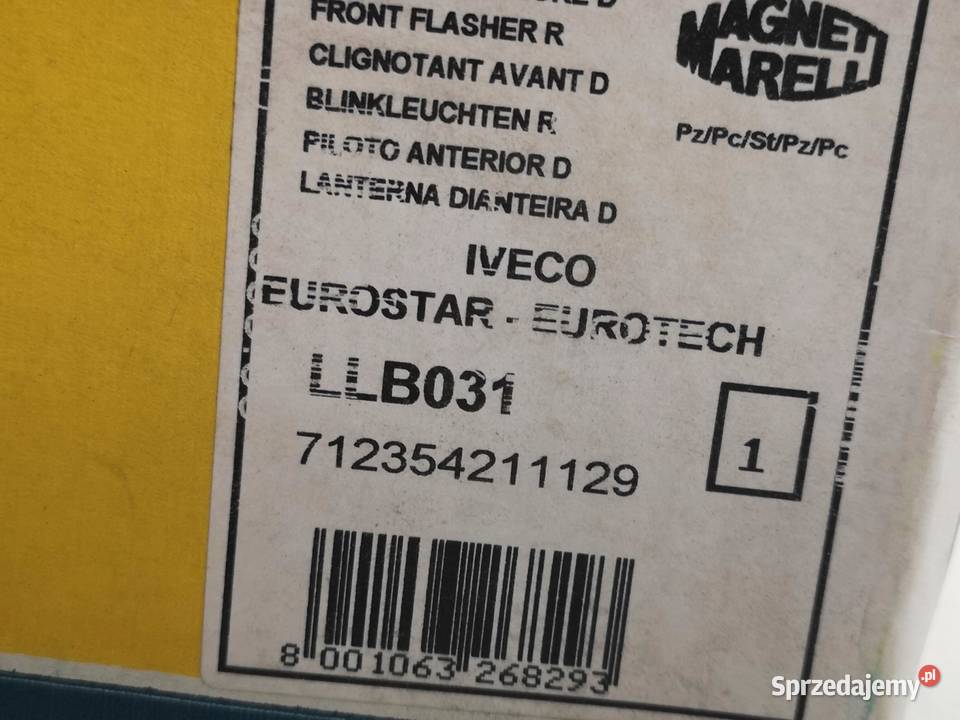 KIERUNKOWSKAZ PRAWY PRZÓD IVECO EUROSTAR 9302 Kierunkowskazy