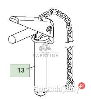 John Deere 7830 Łącznik kołkowy AL160394 Jastrzębniki sprzedam