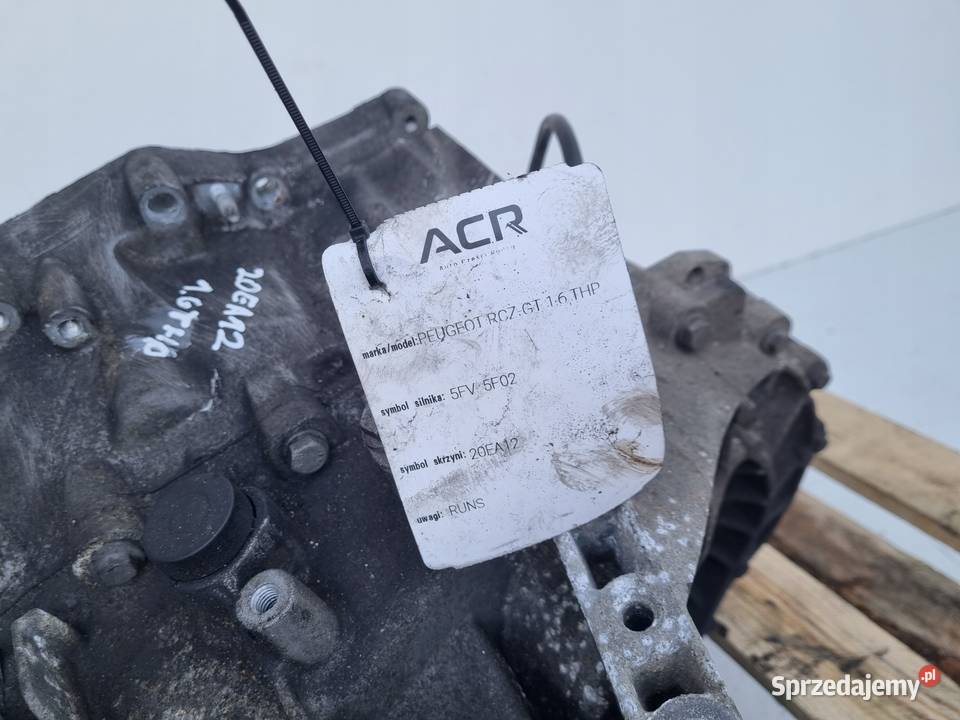 Peugeot 308 16 THP SKRZYNIA BIEGÓW 20EA12 manual Rudka sprzedam