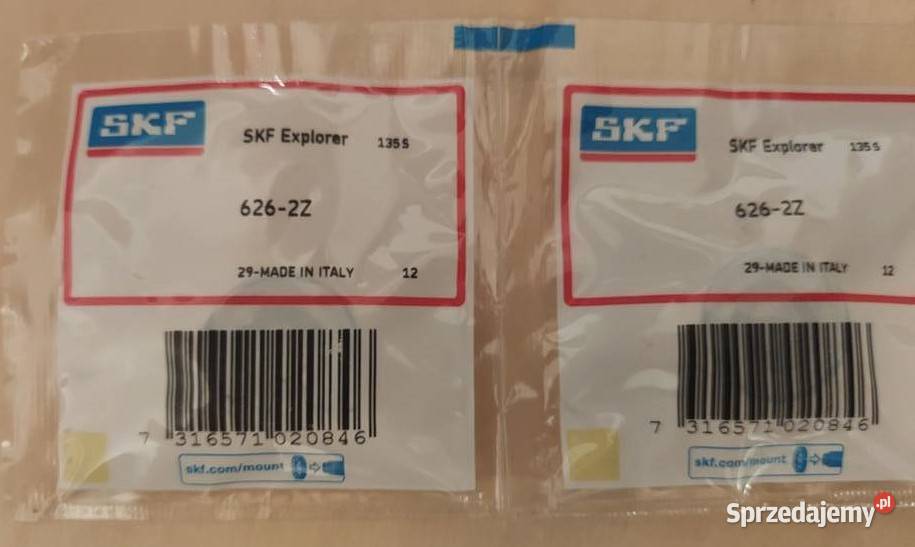Łożysko SKF i NSK 626 2Z 2rs ZZ1MC3 6x19x6 mm Kocmyrzów sprzedam