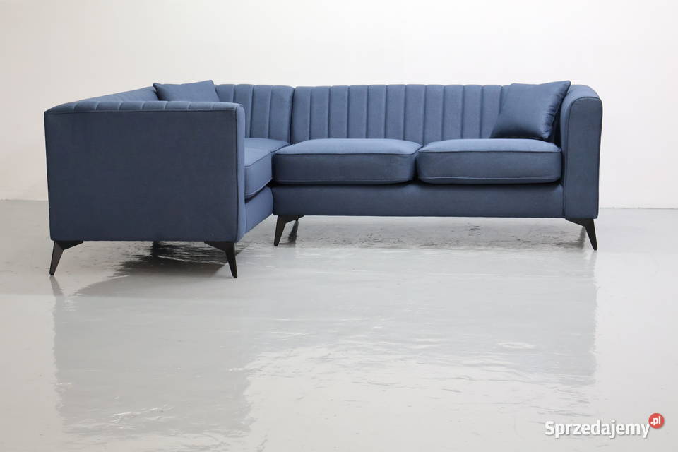 TUG Nowy granatowy Narożnik nowoczesny design wielkopolskie Poznań sprzedam