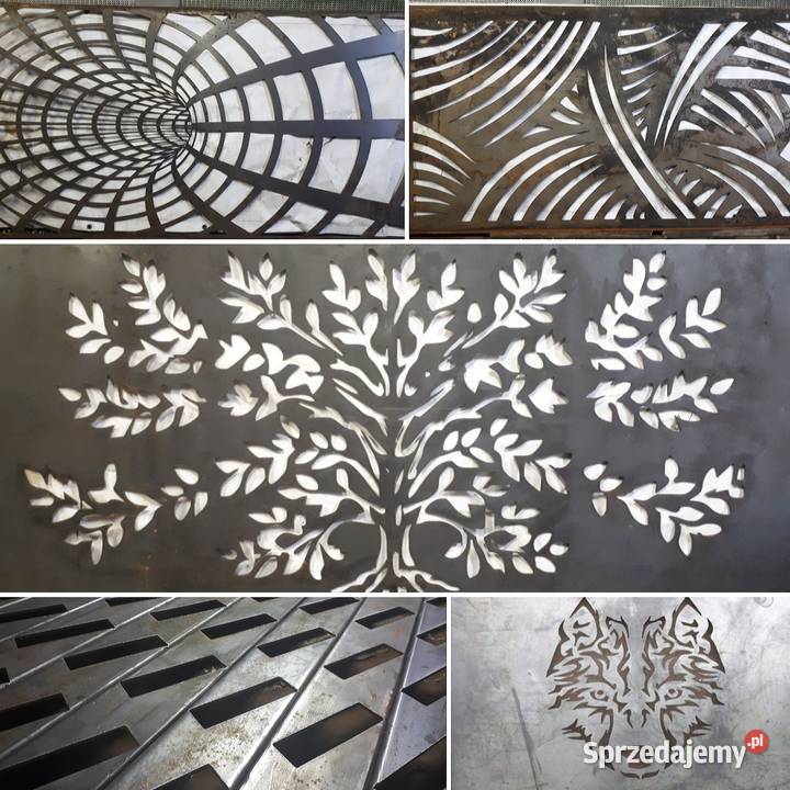 Profil wypalany CNC ogrodzeniowy słupek przęsło Grójec