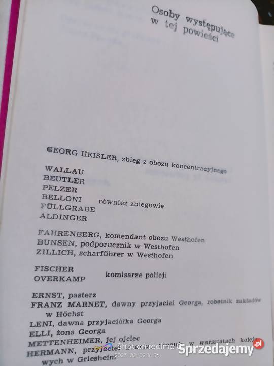 Seghers książki Siódmy krzyż księgarnia Praga Warszawa