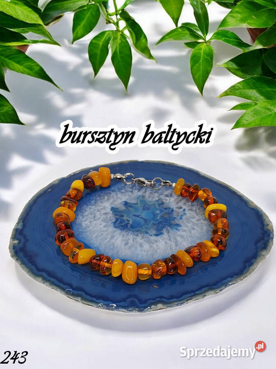 Bransoletka z bursztynu bursztyn bałtycki mazowieckie sprzedam