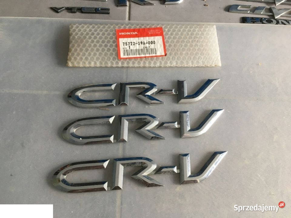 HONDA CRV CRV II2 2004 NAPIS ZNACZEK EMBLEMAT Pozostałe Kozubszczyzna