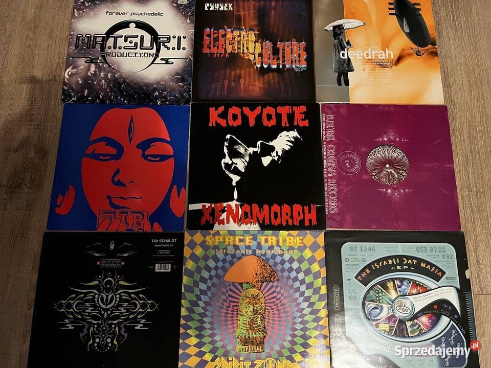 60 GOA PSYTRANCE vinyls Głogowa