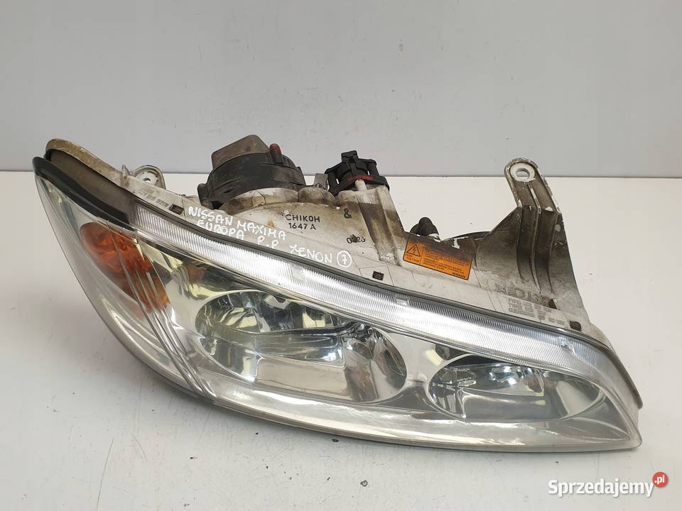LAMPA PRAWA Nissan Maxima V A33 PRZEDNIA przód Lampy przednie lubelskie Rudka