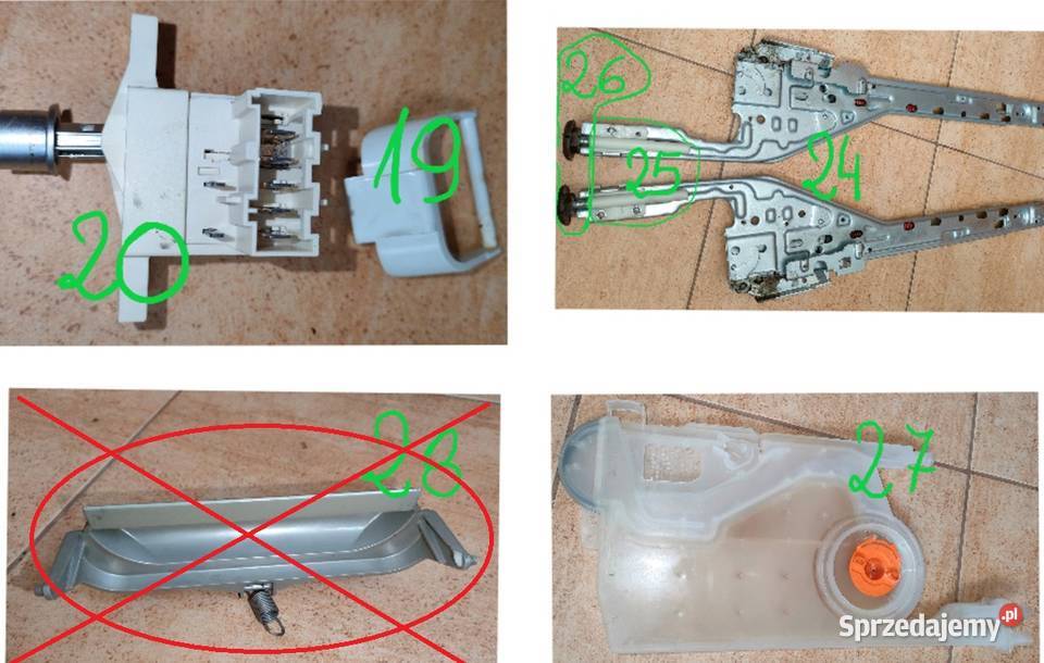 Zmywarka Electrolux ESI64010X szer 60 NA CZĘŚCI Części i Akcesoria Bielsko-Biała