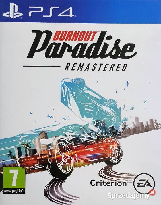 BURNOUT PARADISE REMASTERED PLAYSTATION 4 4 5 Kultura i Rozrywka Kraków