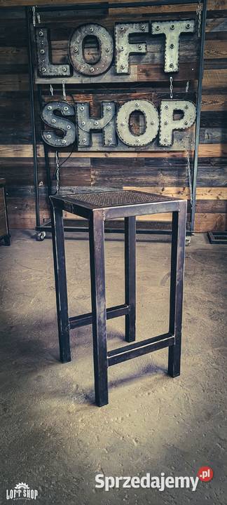 Hoker industrialny STEEL STRONG loftowy krzesło 75cm Wrocław