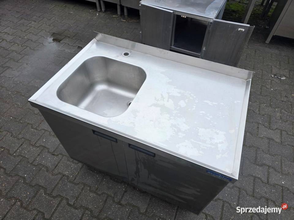 Zlew 1 Komorowy z Szafką Drzwi Otwierane 1006085 wielkopolskie Nowe Skalmierzyce