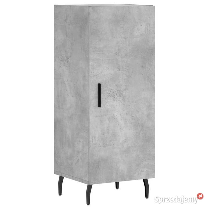 Wysoka szafka szarość betonu 345x34x180 Warszawa