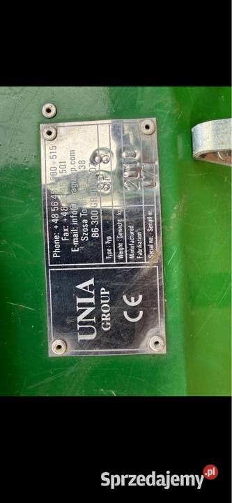 Siewnik do poplonów UNiA 3m Kobylno