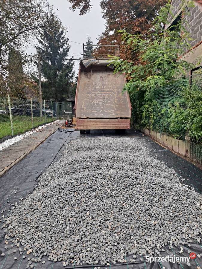 Grys szary dolomitowy transport małą wywrotką Kraków sprzedam