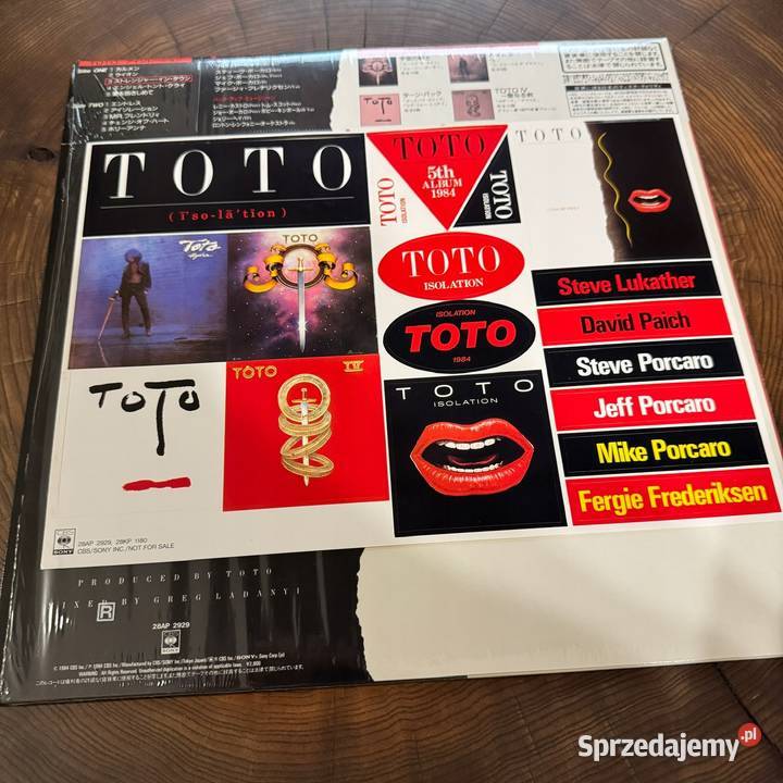 Toto Isolation EXNM Japan Obi LP 1984 CbsSony Gdynia
