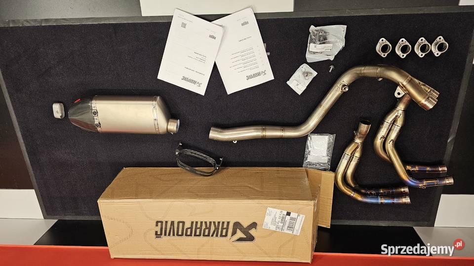 Akrapovc tytanowy pełny układ wydechowy Honda Środa Śląska