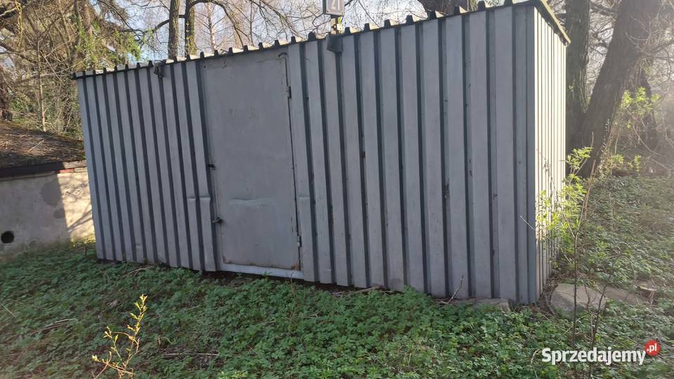 kontener metalowy melamina zaplecze budowlane Dąbrowa Górnicza