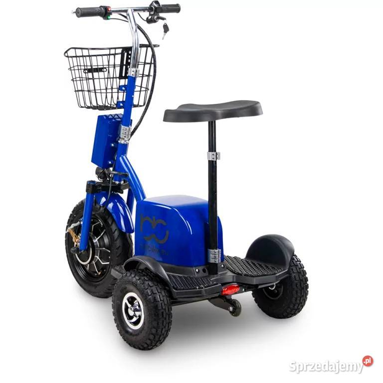 Skuter elektryczny BILI BIKE 500 RATY niebieski małopolskie Tarnów sprzedam