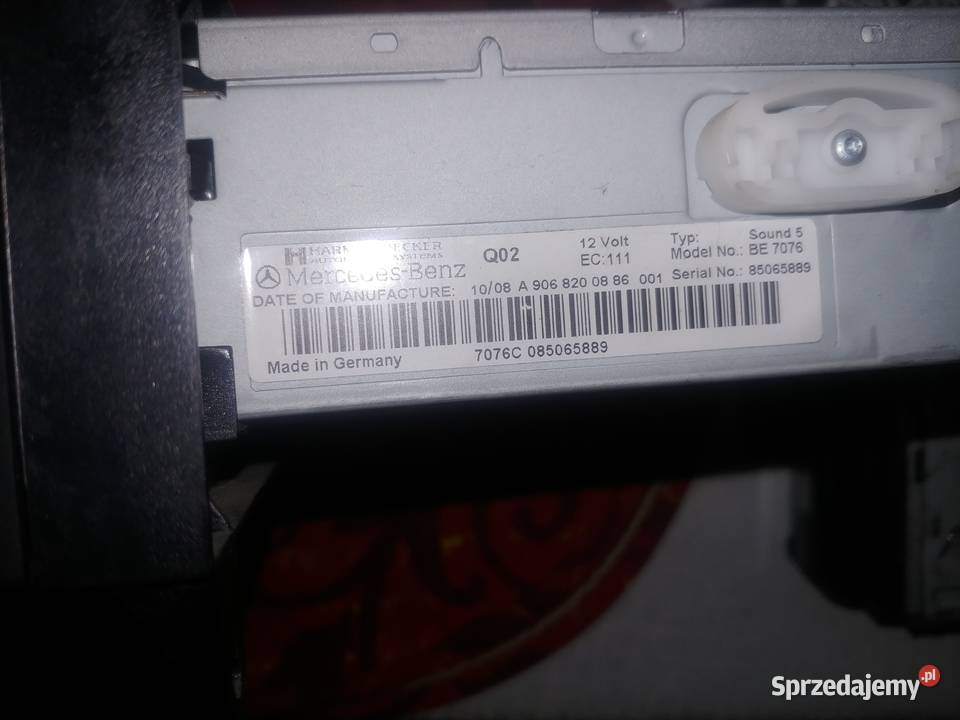 Radio CD Mercedes Sprinter 906 Vito Crafter Stoczek Łukowski