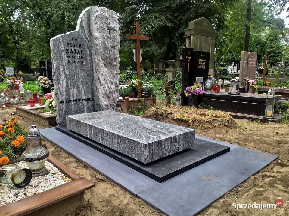 Nagrobki z granitu łódzkie Łódź