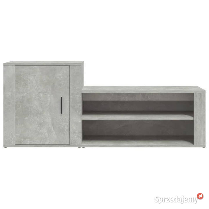 Szafka na buty szarość betonu 130x35x54 WM816748 Na buty Warszawa