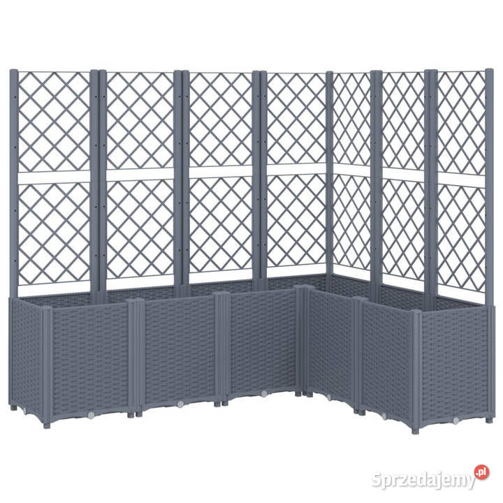 Donica ogrodowa z kratką szara 160x120x140 PP Warszawa sprzedam