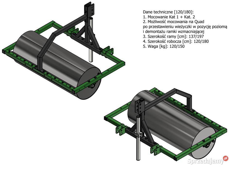 2 WALEC do trawy do ciągnika dowóz cała dolnośląskie Niemcza